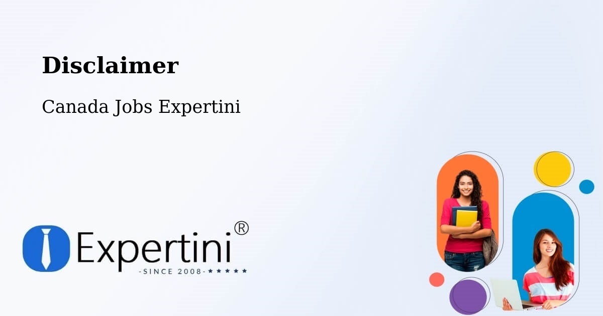 Disclaimer – Kirkland - Canada Jobs Expertini